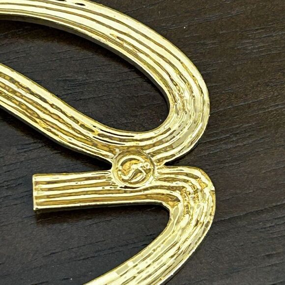 Vintage St. John Belt Gold Tone Adjustable Chain Link Signature Statement Logo main image 8